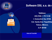 Tablet Screenshot of dsinet.com.mx